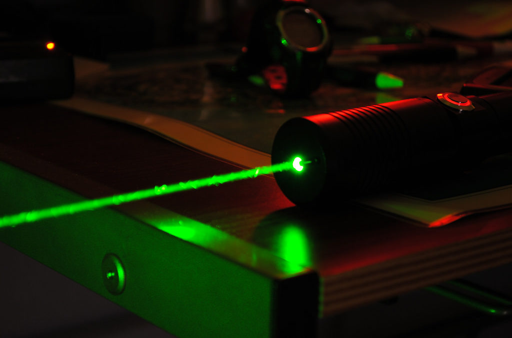 using a laser pointer in your presentation